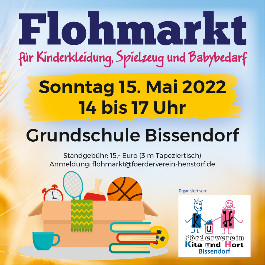 Flohmarkt 2022 Wedemark save the date