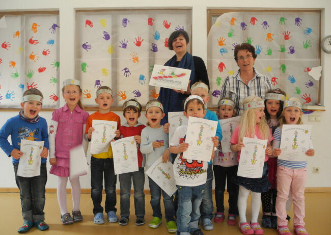 Zahlenland-Urkunde (Foto: B Stache)