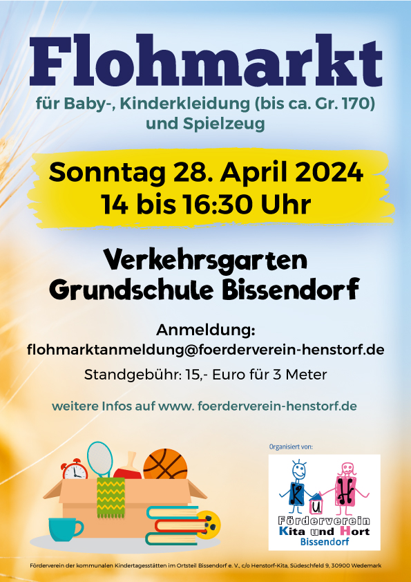 Flohmarkt_Flyer_A5_2024 Flohmarkt 2024 Förderverein Henstorf Kita